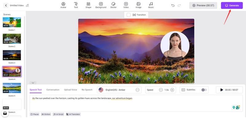 How to Create a Video with AI Image to Video Generator - Step 5