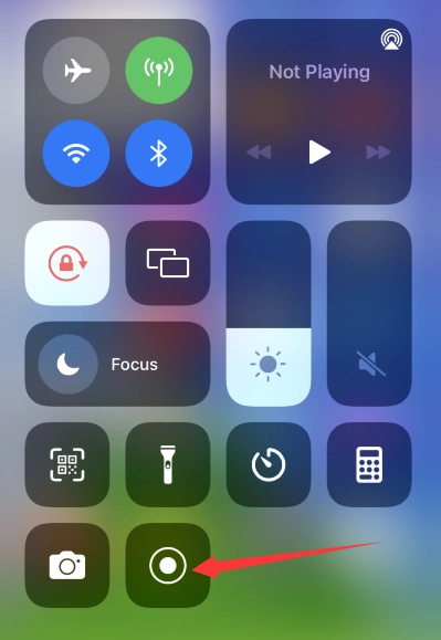 How to Record Messenger Call with Audio on iPhone - Step 3