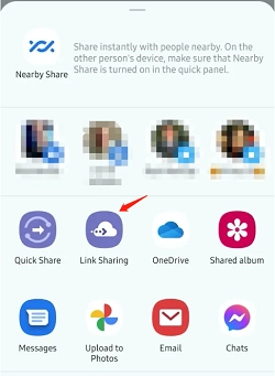 Tap Link Sharing