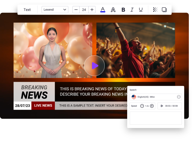 Free AI News Video Maker - Fast