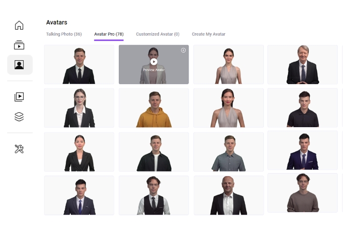 1500+ Lifelike AI Avatars Narrate Videos